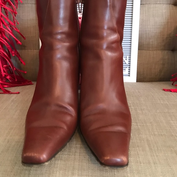 Salvatore Ferragamo Ankle Reddish brown Boots - Picture 4 of 9